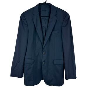 Boss Hugo Boss Navy Trabaldo Togna 1840 Super 120 Stretch Blazer Men's 36R EUC